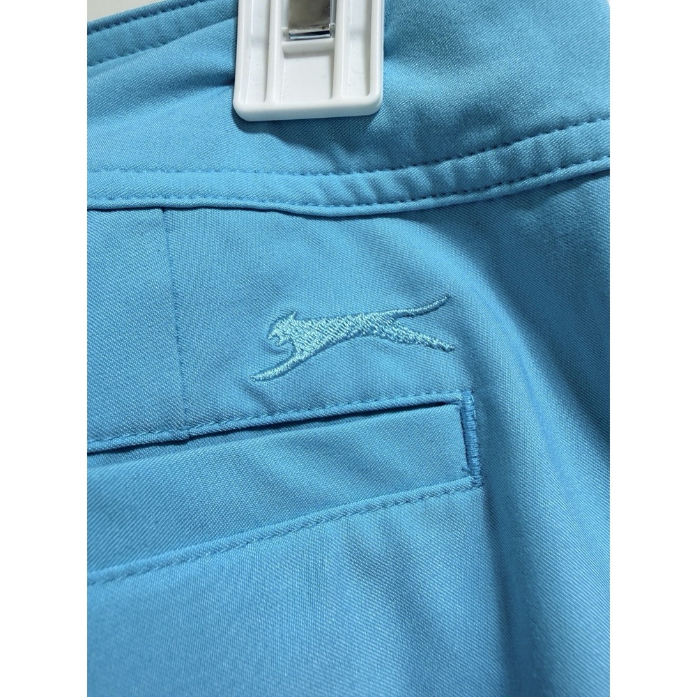Slazenger Golf Shorts Womens 4 Blue Turquoise Chino Hydro-Dri Moisture Wicking - Picture 3 of 6